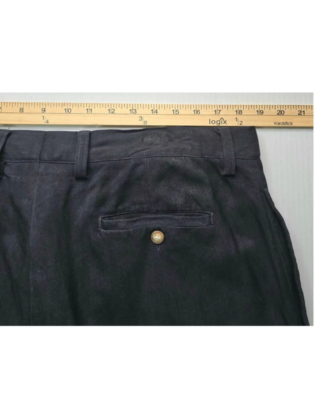 Tommy Bahama 100% Silk Black Pleated Cuffed Dress Pants Mens 38